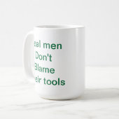 Erwachsenenmotto Kaffeetasse (Vorderseite Links)