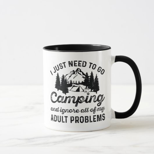 Erwachsenenprobleme bei Camping Tasse (Rechts)
