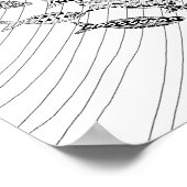 Erwachsenenschwarzplakat Poster (Ecke)