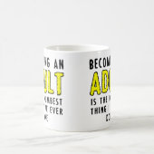 Erwachsenenschwindler Kaffeetasse (Mittel)