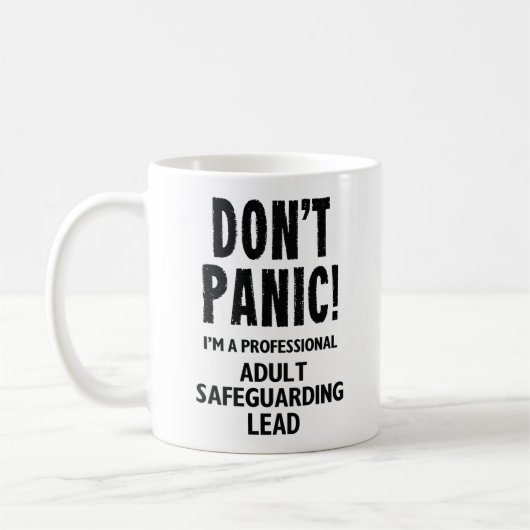 Erwachsenensicherung Kaffeetasse (Links)