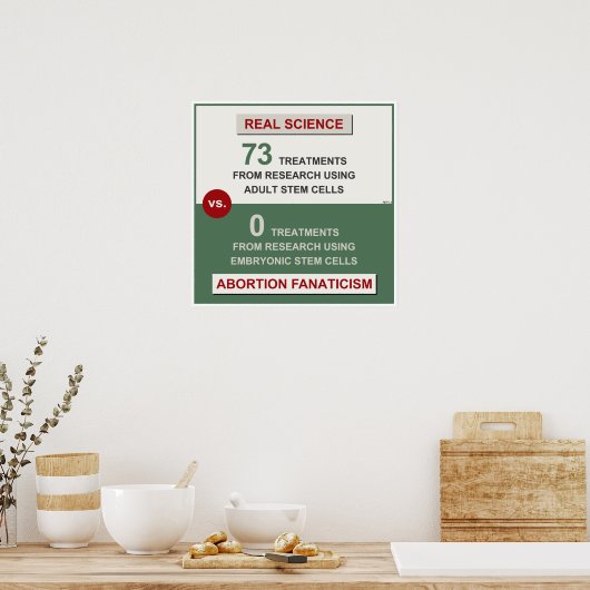 ErwachsenenStammzellforschung Poster (Küche)