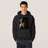 Erwachsener Affe Hoodie (Vorne ganz)