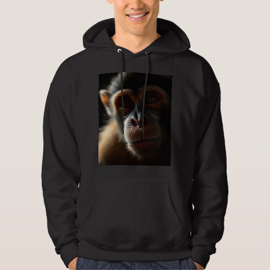 Erwachsener Affe Hoodie (Vorderseite)