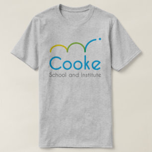 ERWACHSENER Cooke Logo-T - Shirt, grau T-Shirt