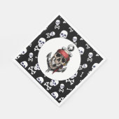 Erwachsener des Piratentaumes Serviette (Ecke)