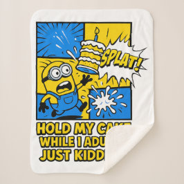 Erwachsener, die nur Spaß haben Sherpadecke