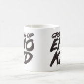 Erwachsener Emo-Kinderschwarzer Glitzer Kaffeetasse (Mittel)