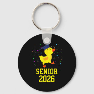 Erwachsener Ente 2026 Graduiertenschule & Hochschu Schlüsselanhänger