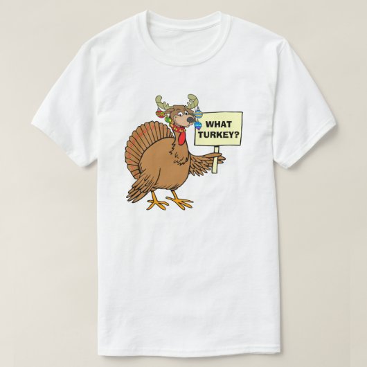 Erwachsener Erntedank Spaß Verdecke Türkei Verstec T-Shirt (Design vorne)