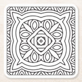 Erwachsener Farbton-WegwerfUntersetzer des Rechteckiger Pappuntersetzer (Vorderseite)