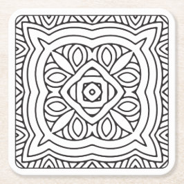 Erwachsener Farbton-WegwerfUntersetzer des Rechteckiger Pappuntersetzer