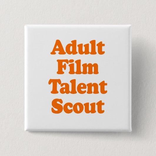 ERWACHSENER FILM-TALENTSUCHER BUTTON (Vorderseite)