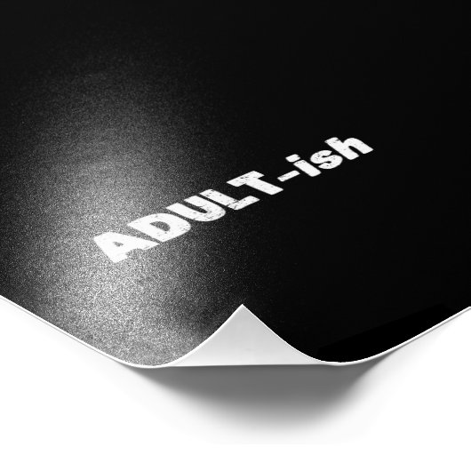 Erwachsener Fotodruck (Ecke)