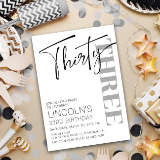 Erwachsener Geburtstag 31 32 33 34 35 36 37 38 39 Einladung