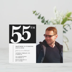 Erwachsener Geburtstag 55. Geburtstag Einladung Ch