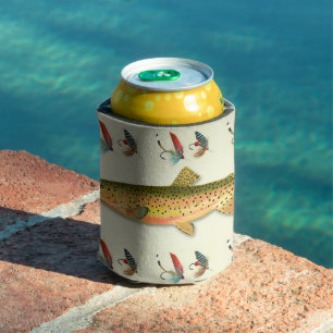 Erwachsener Geburtstag Fly Fishing Forelle Design Dosenkühler