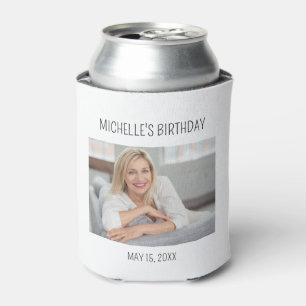 Erwachsener Geburtstags-Name Foto-Party-Geschenk Dosenkühler
