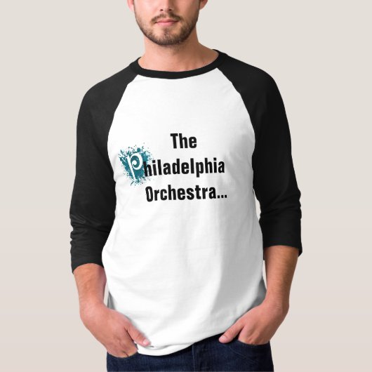 Erwachsener Größen-Team-Philadelphia-Orchester-T - T-Shirt (Vorderseite)