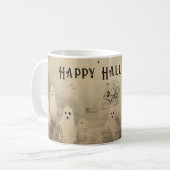 Erwachsener Halloween-Party Vintag Ghost Skull Spi Kaffeetasse (Vorderseite Links)