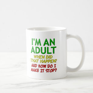 Erwachsener lustig sein lassen Tasse