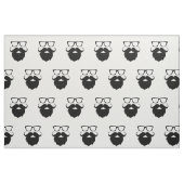 Erwachsener lustiger Bartmann Stoff (Fat Quarter (45,7 x 55,9 cm))