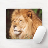 Erwachsener männlicher Löwe Mousepad (Mit Mouse)