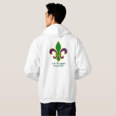 Erwachsener Mardi Gras Pullover Hoodie (Schwarz voll)
