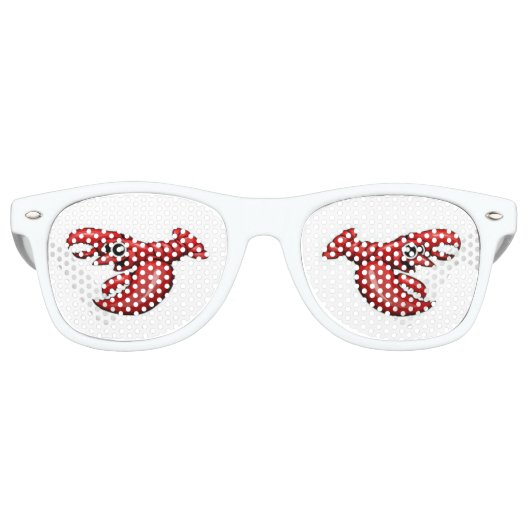 Erwachsener-Party mit rotem Hummer. Sonnenbrille (Vorderseite)