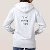 Erwachsener Pullover Hoodie Asche (Rückseite)