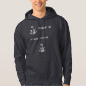Erwachsener Pullover Hoodie (Dunkelgrau lebendig (Vorderseite)