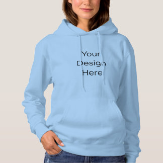 Erwachsener Pullover Hoodie Hellblau