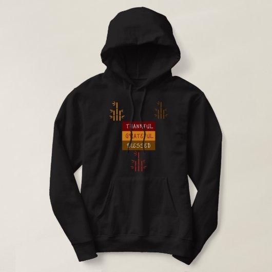 Erwachsener Pullover Hoodie (Schwarz Vivid) (Design vorne)