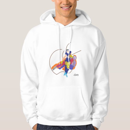 Erwachsener Pullover Hoodie: Touchdown (Vorderseite)