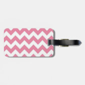 Erwachsener, Rosa Zickzack, Gepäck-Umbau mit Gepäckanhänger (Rückseite horizontal)