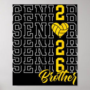 Erwachsener Volleyball-Bruder Abschluss Cl von 202 Poster