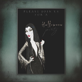 Erwachsener Wasserfarbe Halloween-Party Einladung