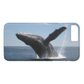 Erwachsenes Buckel-Wal-Durchbrechen Case-Mate iPhone Hülle (Rückseite (Horizontal))
