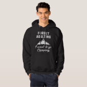 Erwachsenes Camping vergessen Hoodie (Vorne ganz)