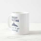 Erwachsenes Camping vergessen Kaffeetasse (Vorderseite Links)
