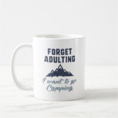 Erwachsenes Camping vergessen Kaffeetasse (Links)