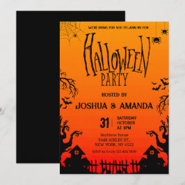 Erwachsenes Halloween-Party Einladung