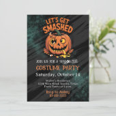 Erwachsenes Halloween-Party Einladung (Stehend Vorderseite)