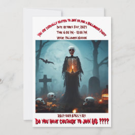 Erwachsenes Halloween-Party Einladung