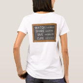 Erwachsenes Projekt lebendiges #WhenIGrowUp Shirt (Rückseite)