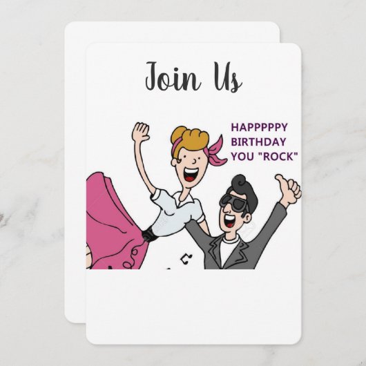 ***ERWACHSENPARTEI*** EINLADUNG (Vorne/Hinten)