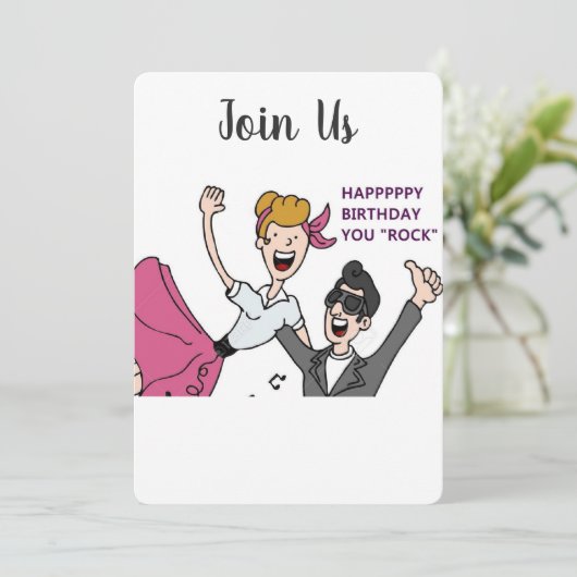 ***ERWACHSENPARTEI*** EINLADUNG (Stehend Vorderseite)