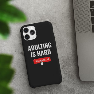 Erwachsenwerden ist hart - Abmelden Anpassbares Case-Mate iPhone Hülle