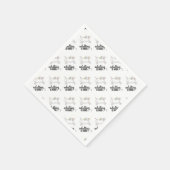 Erwachsenwerden ist schwer lustig serviette (Ecke)