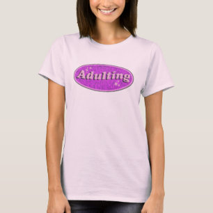 Erwachsenwerden-Slogan-Flashback-Vending-Aufkleber T-Shirt